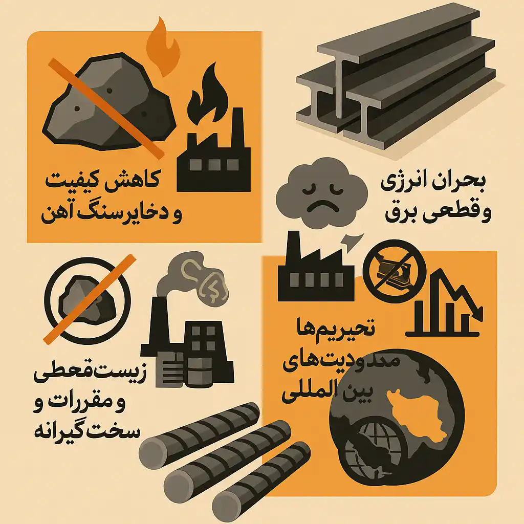 چالش های فولادی
