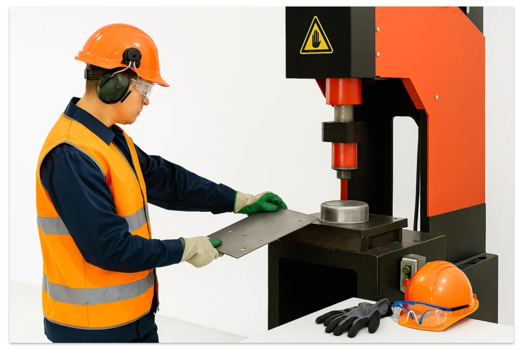 نکات ایمنی در پرسکاری آهن