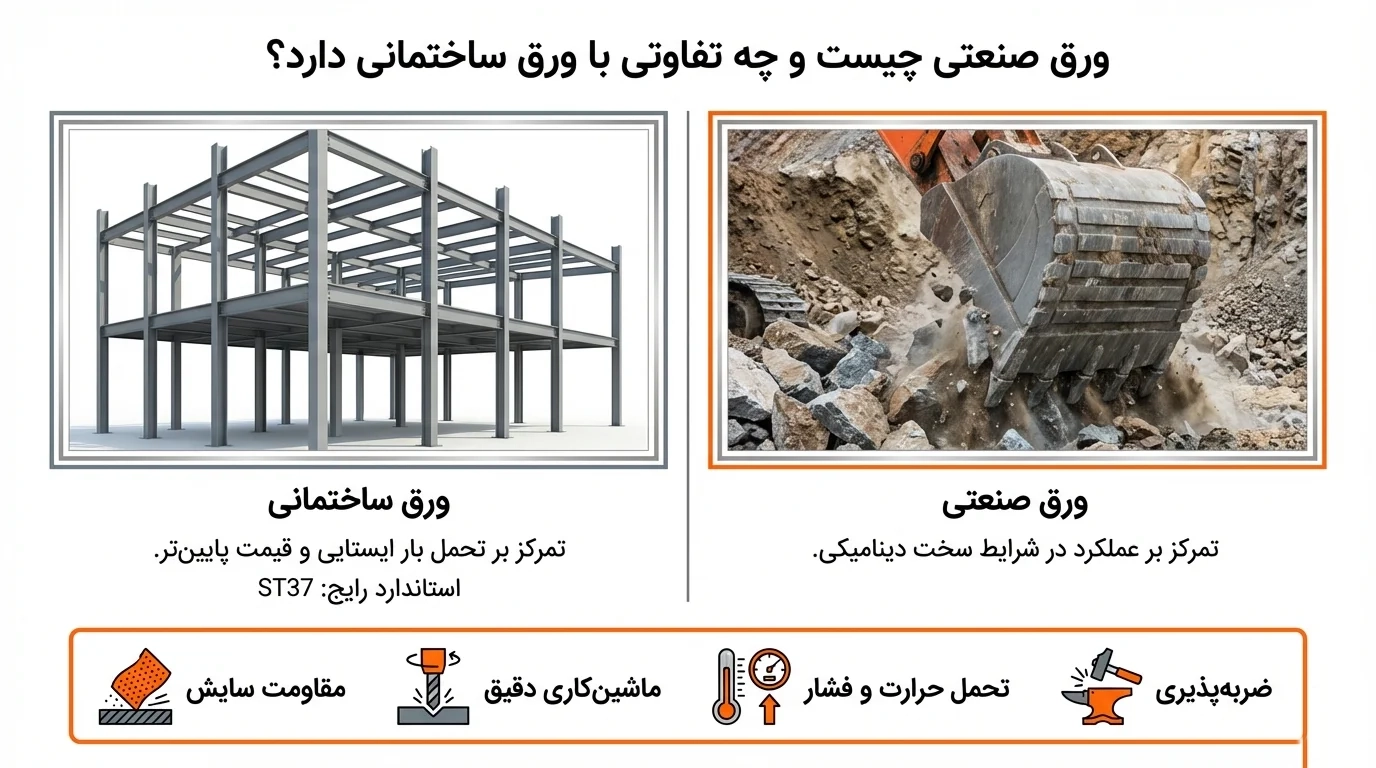 ورق صنعتی چیست و چه تفاوتی با ورق ساختمانی دارد
