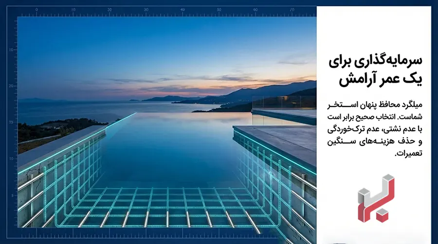 خرید میلگرد مناسب استخر از اهن باکس